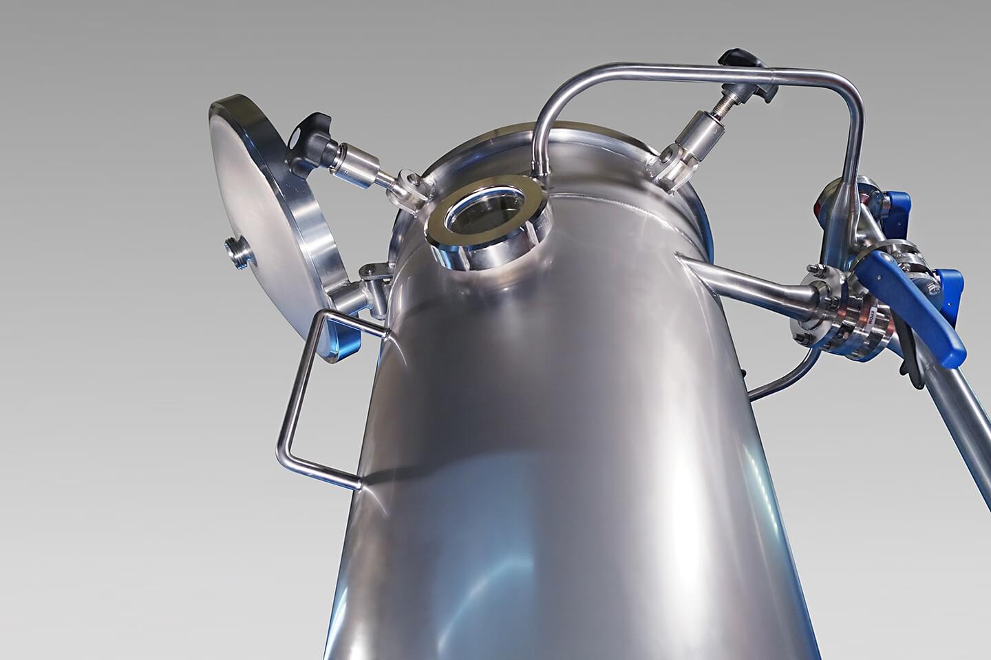 Stainless steel dry hop addition gun for beer brewery using zxf